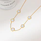 Set Collar + Aretes Clover Elegance de Acero Inoxidable - Miniatura 3