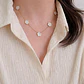 Set Collar + Aretes Clover Elegance de Acero Inoxidable - Miniatura 6