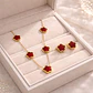 Set Collar + Aretes Clover Elegance de Acero Inoxidable - Miniatura 8