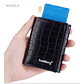 Billetera Tarjetero Baellerry Smart Croco Negra para Hombre - Miniatura 1