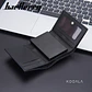 Billetera Tarjetero Baellerry Smart Croco Negra para Hombre - Miniatura 5