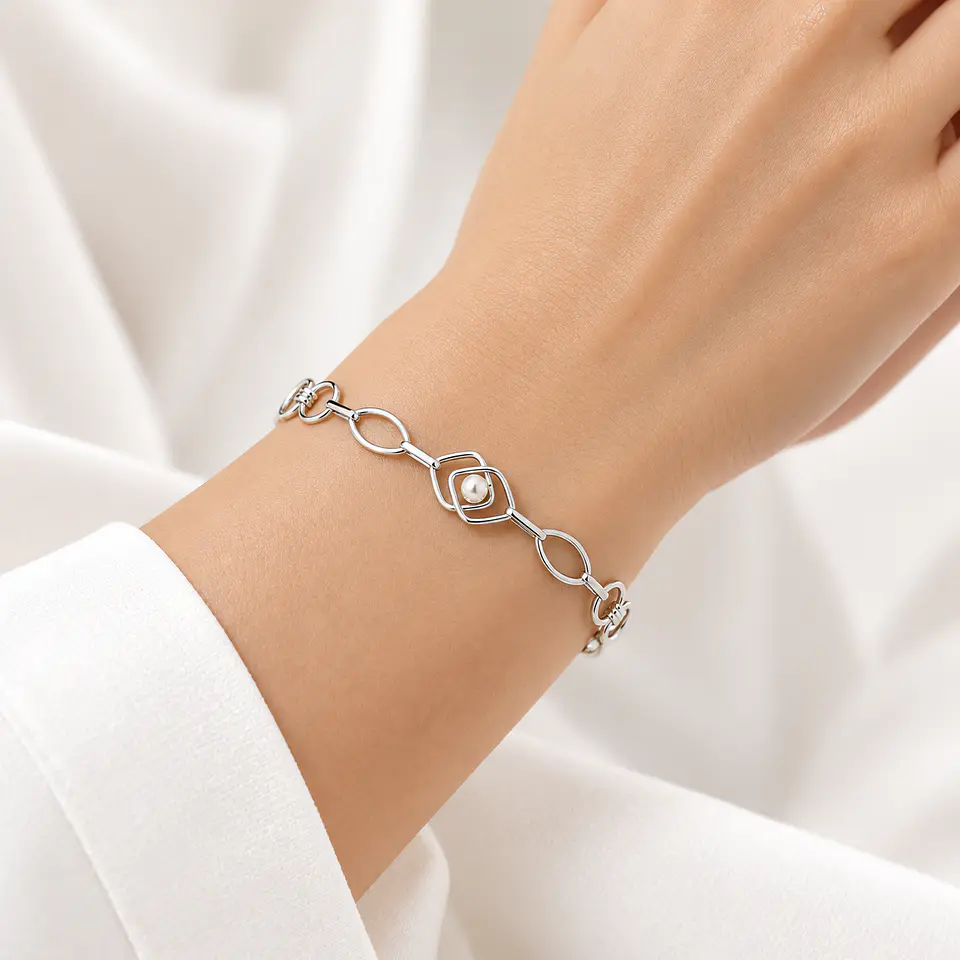 Pulsera de Plata 950 Aura Central 1
