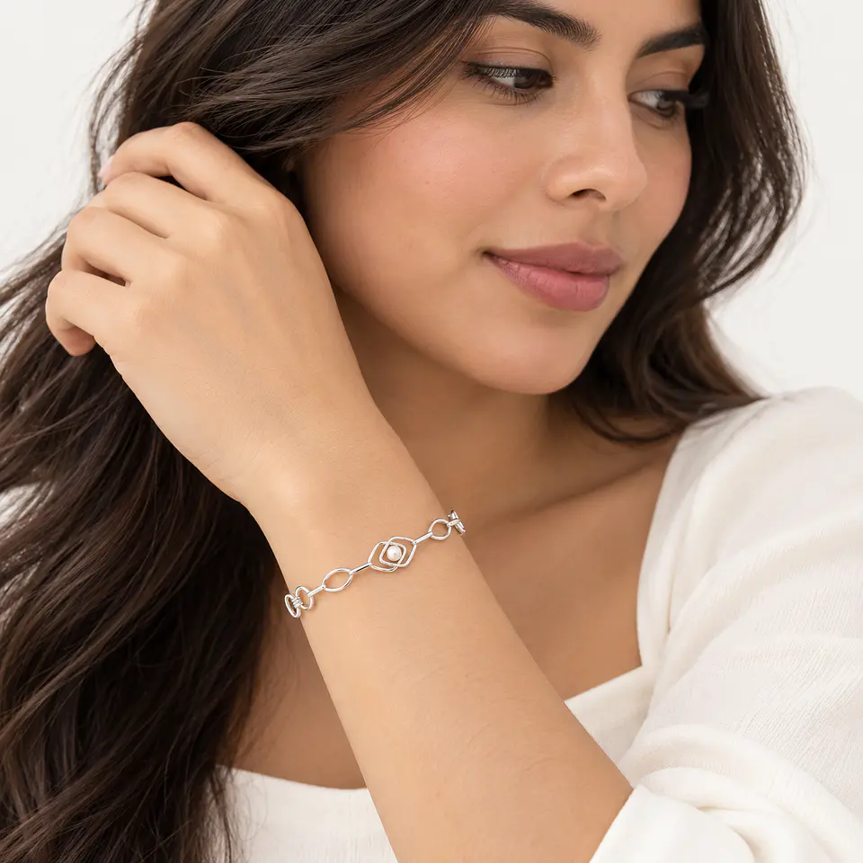 Pulsera de Plata 950 Aura Central 3