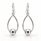 Aretes de Plata 925 Gota Esfera - Miniatura 1