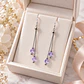 Aretes de Plata 925 Lila Drop - Miniatura 1