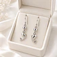 Aretes de Plata 925 Delfín Colgante - Miniatura 1