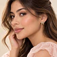 Aretes Rose Aura – Acero Inoxidable Bañado en Oro Rosa | 5 Diseños - Miniatura 6