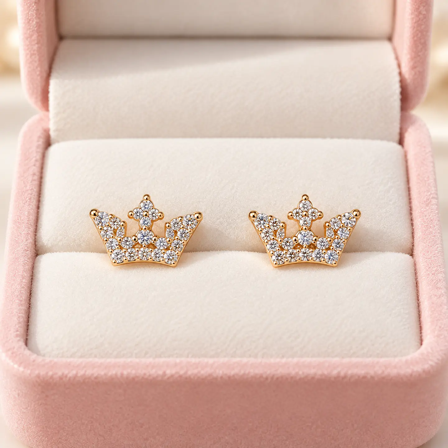 Aretes Rose Aura – Acero Inoxidable Bañado en Oro Rosa | 5 Diseños 2
