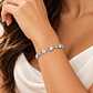 Pulsera Brillo Floral de Acero Inoxidable con Zircón – 4 Colores - Miniatura 2