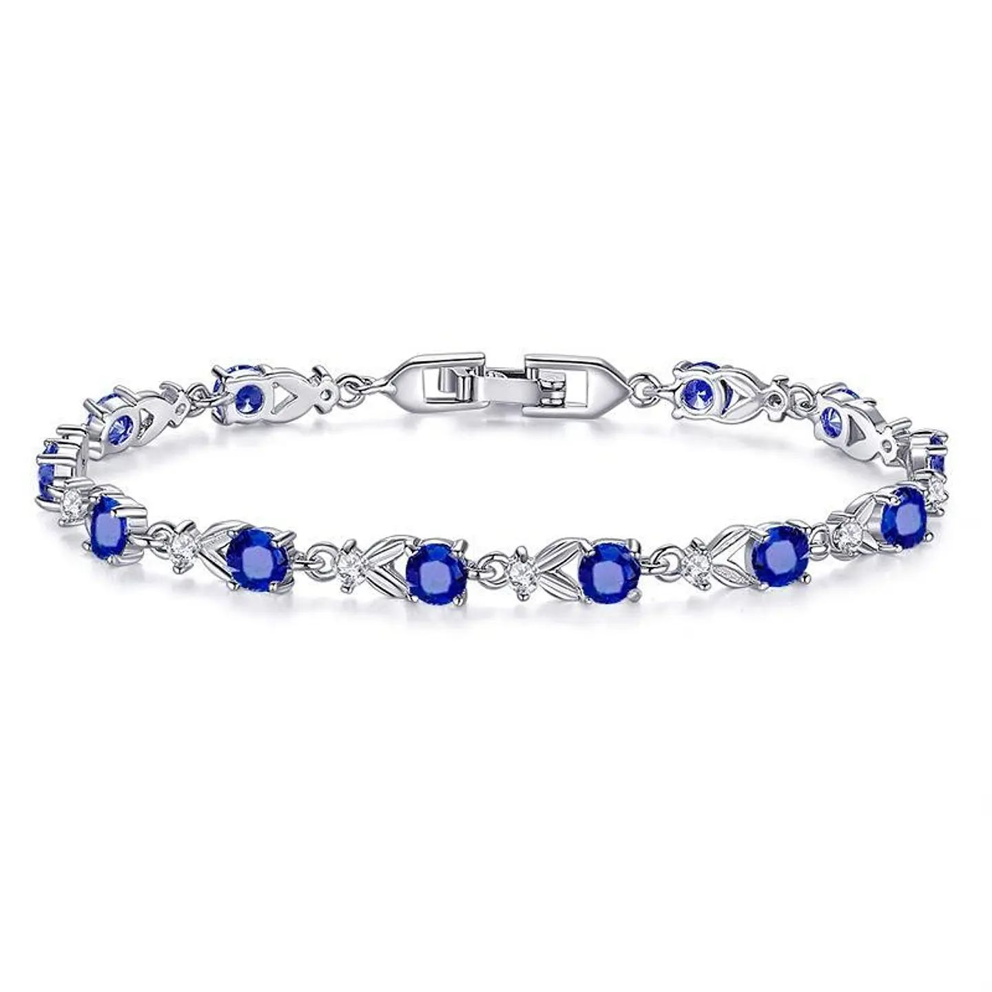 Pulsera Brillo Floral de Acero Inoxidable con Zircón – 4 Colores 7