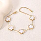Pulsera Trébol Elegance de Acero Inoxidable – 3 Colores - Miniatura 5