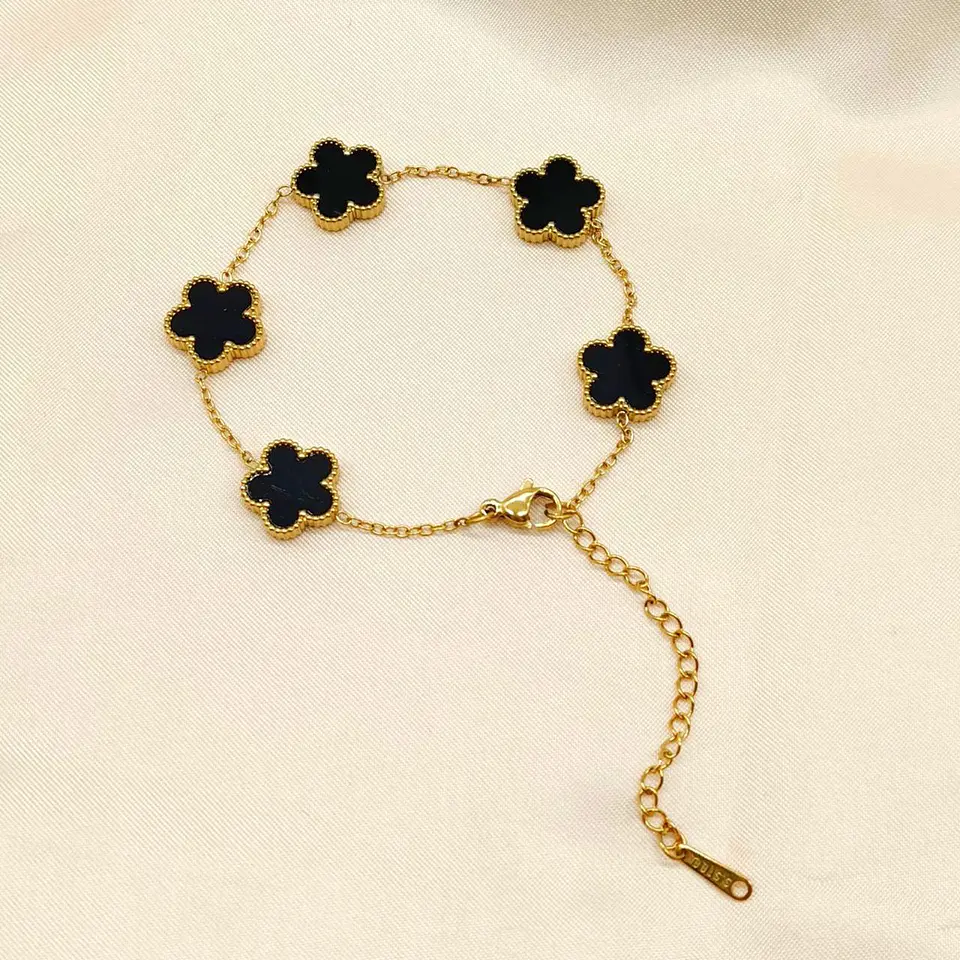Pulsera Trébol Elegance de Acero Inoxidable – 3 Colores 7