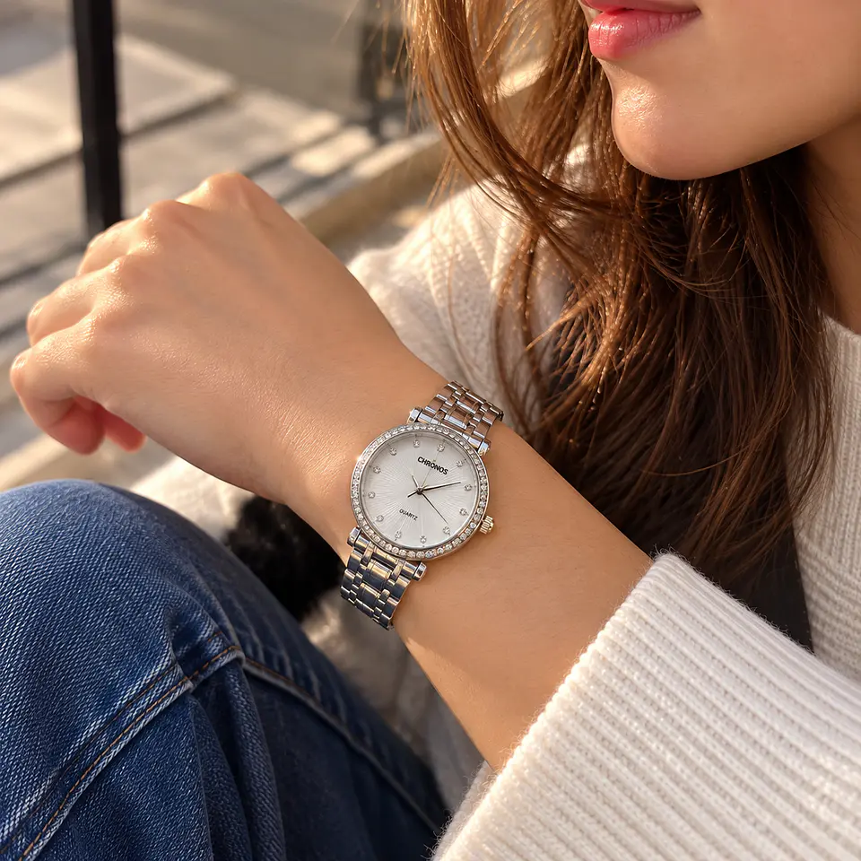 Reloj Chronos Swan Bicolor para Mujer – Acero Quirúrgico 2