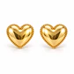 Aretes Mini Heart Gold – Corazón Dorado de Acero Inoxidable - Miniatura 1