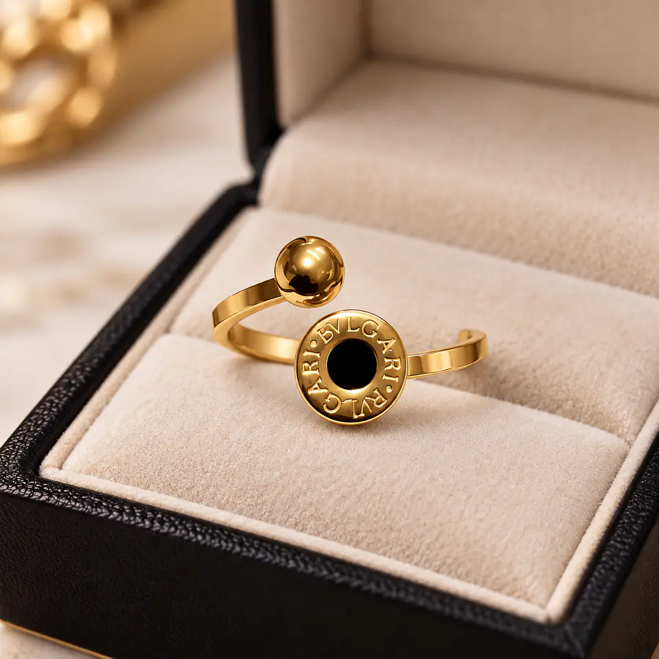Anillos Dorados de Acero Inoxidable – Colección 6 cm | KOOALA 4