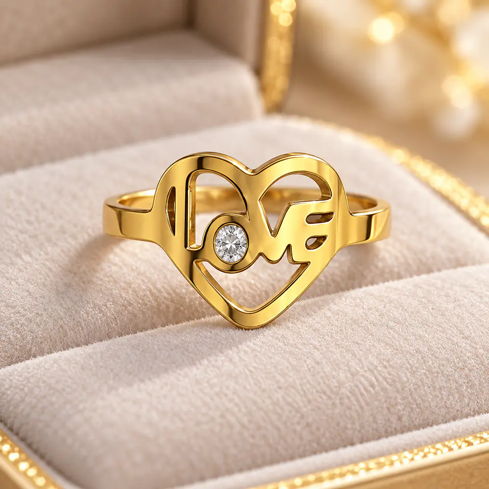 Anillos Dorados de Acero Inoxidable – Colección 6 cm | KOOALA 6