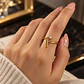 Anillos Dorados de Acero Inoxidable 6.5 cm – Colección KOOALA - Miniatura 6