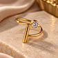 Anillos Dorados de Acero Inoxidable 6.5 cm – Colección KOOALA - Miniatura 4
