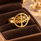 Anillos Dorados de Acero Inoxidable 6.5 cm – Colección KOOALA - Miniatura 3