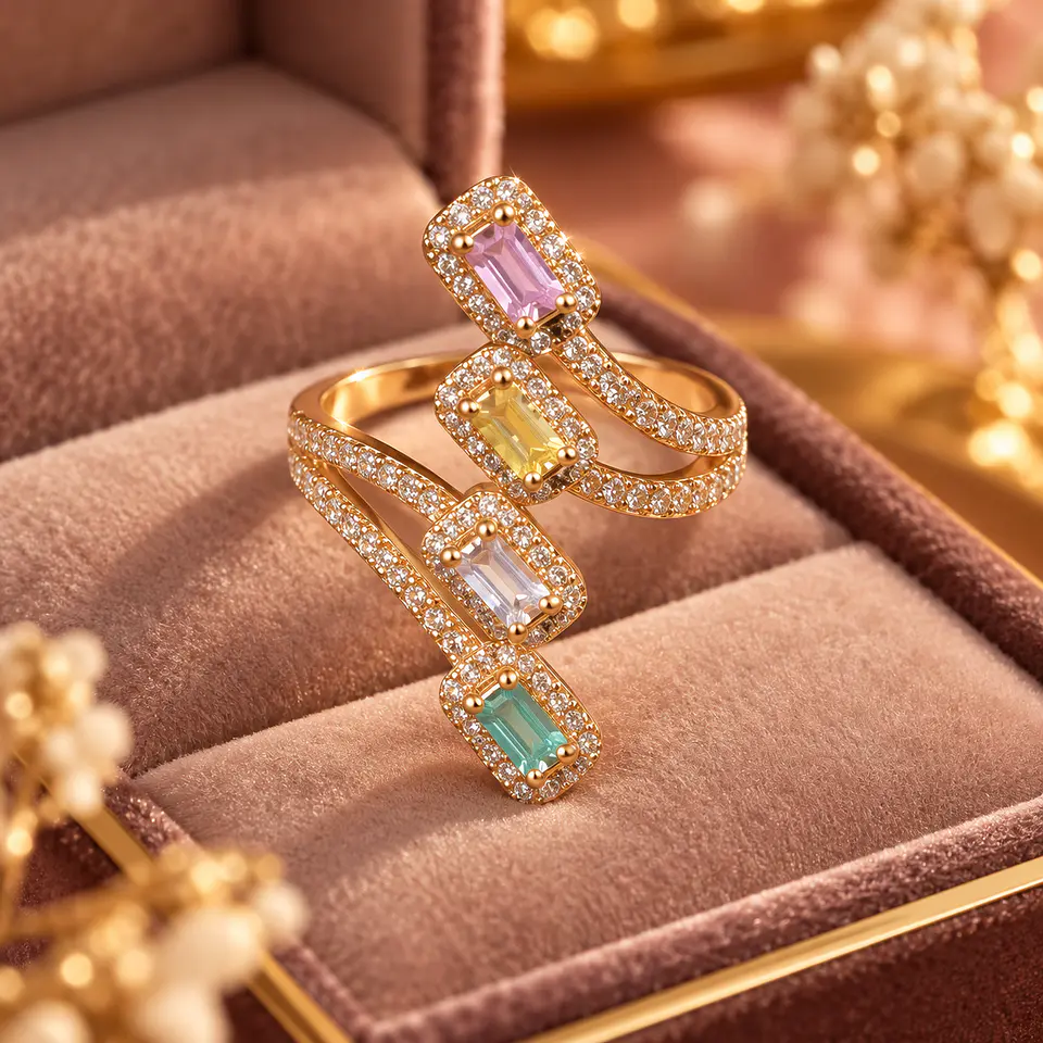 Anillos Premium con Cristales – Colección KOOALA 1