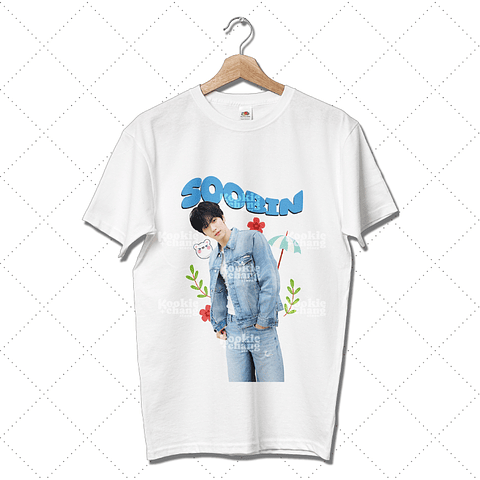 Polera blanca TXT - SOOBIN
