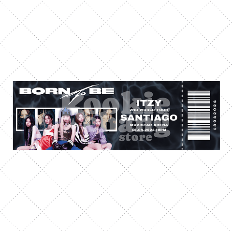 Entrada de recuerdo - ITZY en Chile