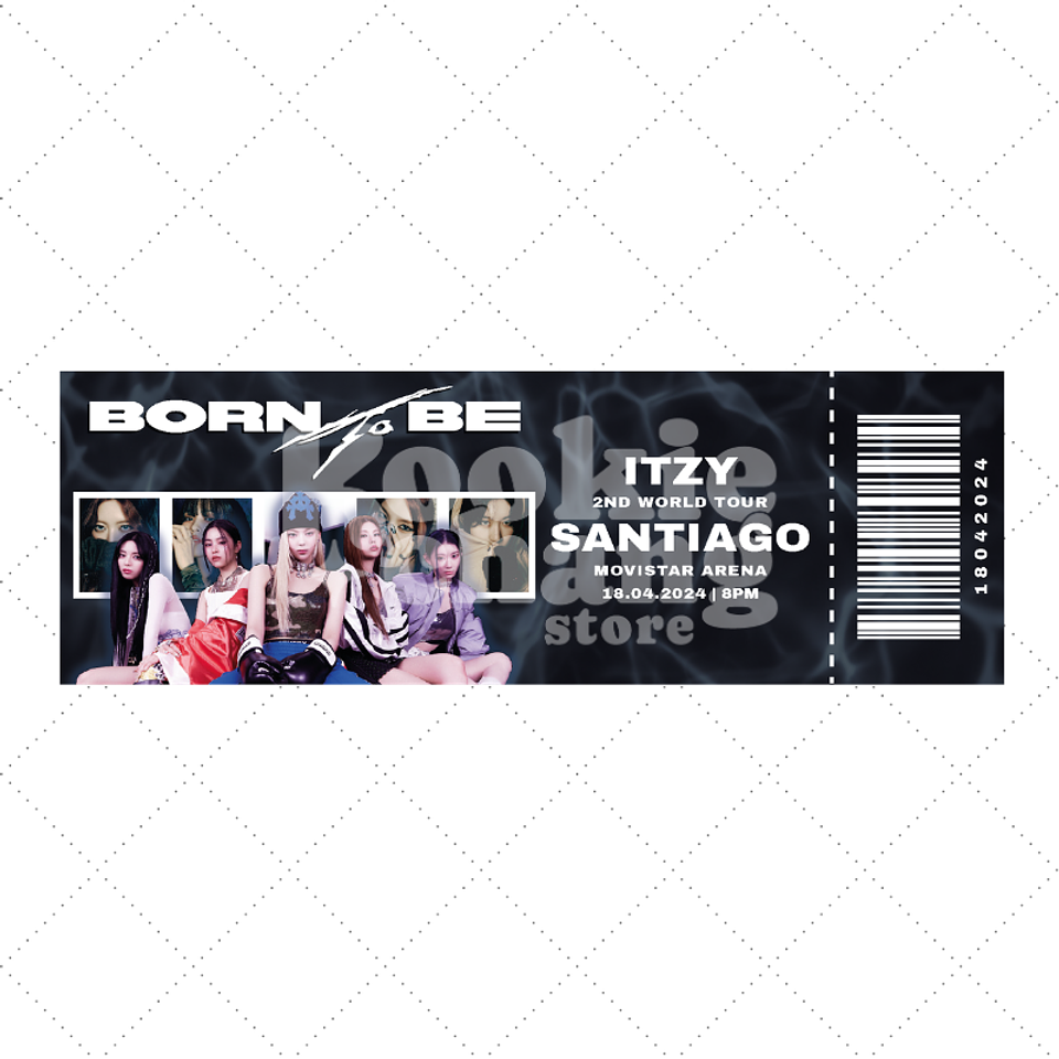 Entrada de recuerdo - ITZY en Chile 1