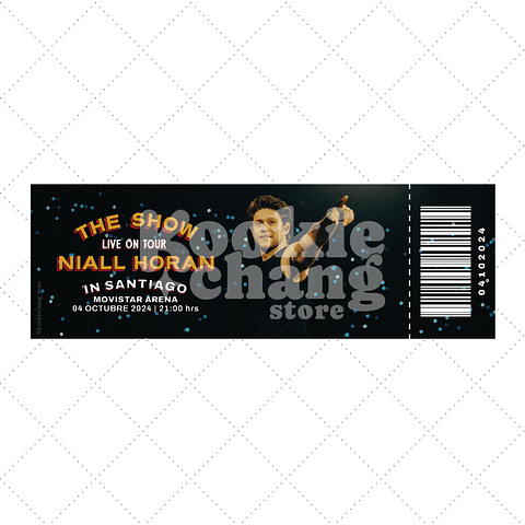 Entrada de recuerdo - NIALL HORAN en Chile