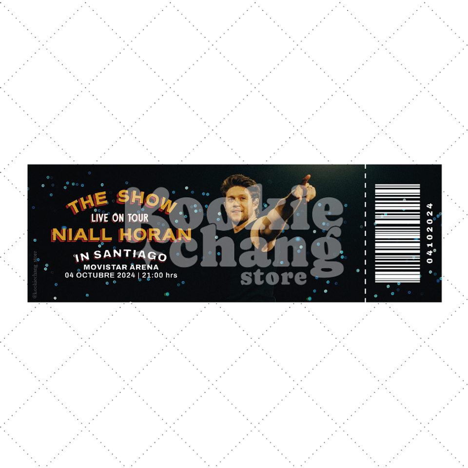 Entrada de recuerdo - NIALL HORAN en Chile 1