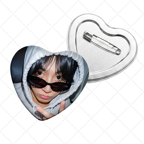 Chapitas de Corazón - PERSONALIZADAS