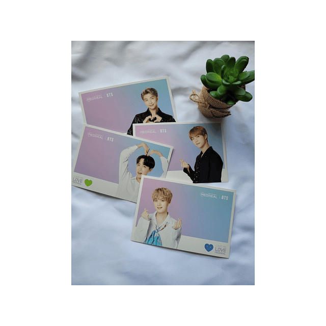 Postcards - MEDIHEAL X BTS Love Me Beauty Science Ver.