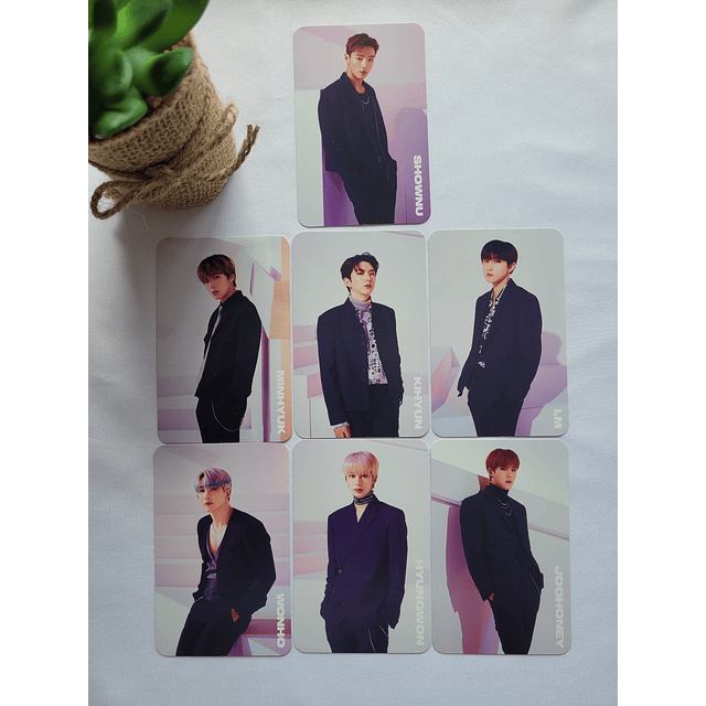 Photocard Japonesas Monsta X Shoot out
