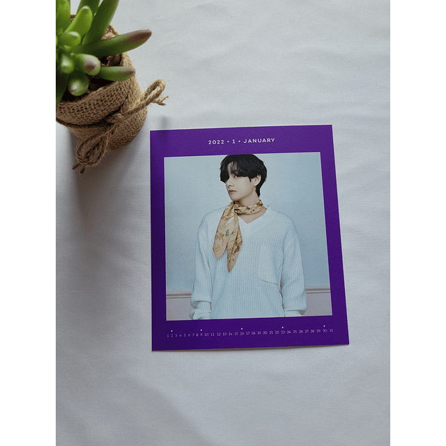 Calendario Taehyung Dicon