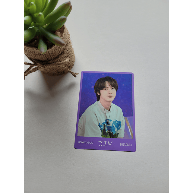 Mini photocard sowoozoo BTS Jin