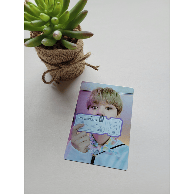 Mini photocard sowoozoo BTS especial