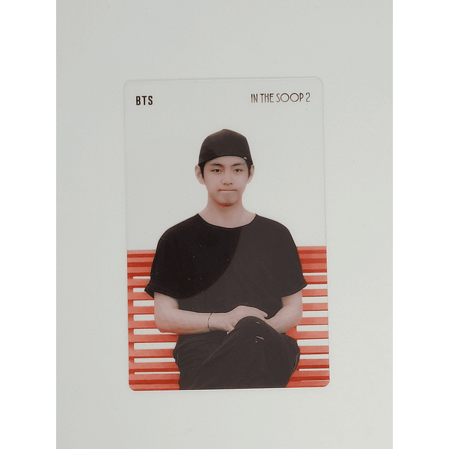 Photocard transparente in the soop BTS