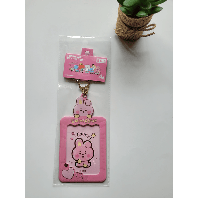 BT21 Photocard key holder