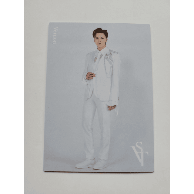 Photocard Seventeen domo tour en Japón 2020 Vernon