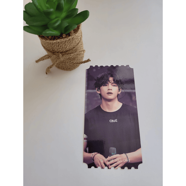 Photo ticket holograficos BTS map of soul on:e