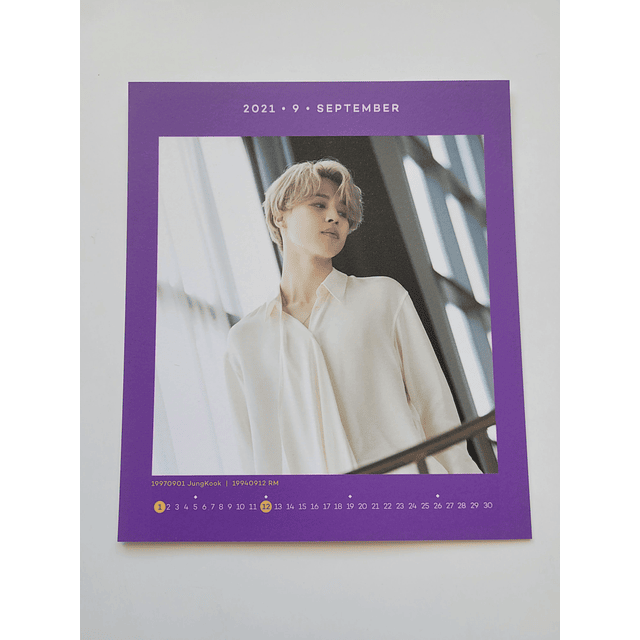 Calendario Dicon Jimin