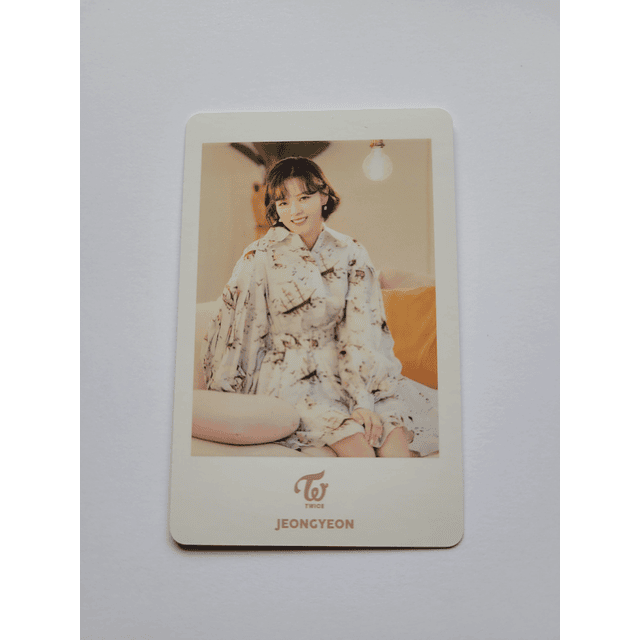 Photocard Twice Lights Twice world tour 2019 en japón 