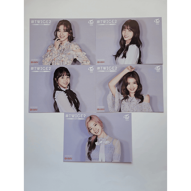 Postcard Twice #twice2 Campaign HMV limitada  