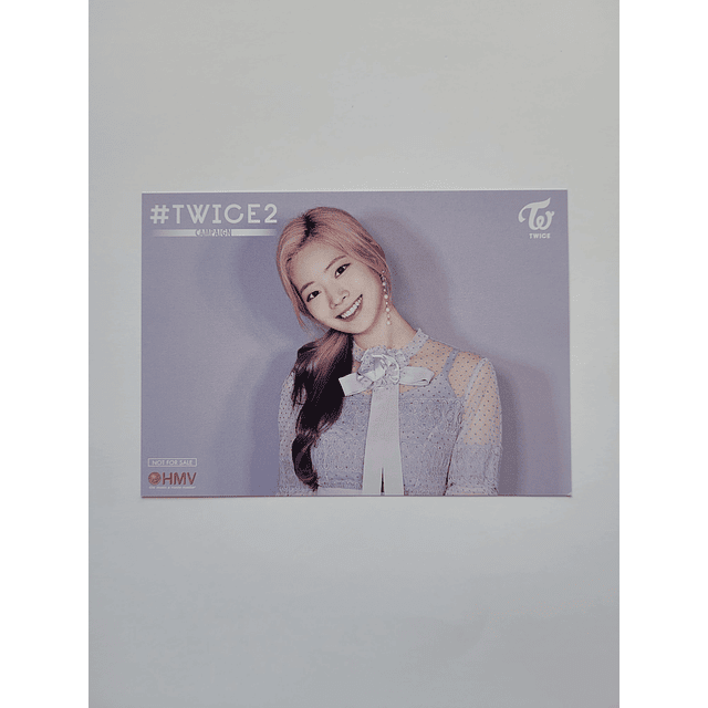 Postcard Twice #twice2 Campaign HMV limitada  