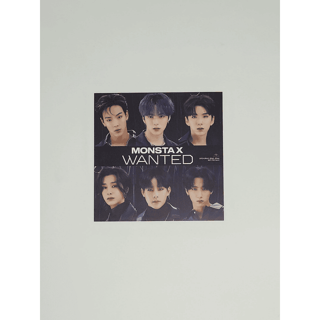 Sticker Japonés Wanted Monsta X