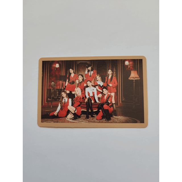 Photocard Grupal Perfect world Twice