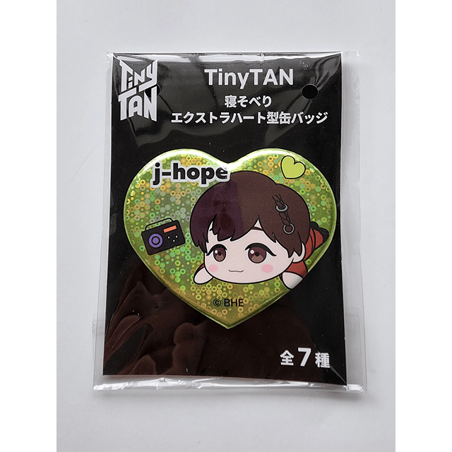 Pin holográfico corazón J-hope Tiny Tan 