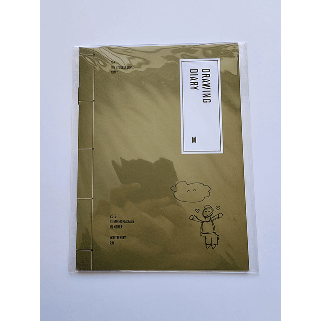 Drawing diary sumer package in Korea 2019 Namjoon