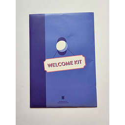 Welcome kit 8 aniversario BTS