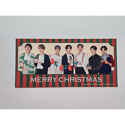 Postcard navideña exclusiva para fanclub japonés BTS