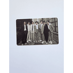 Photocard grupal BTS Be deuxe 